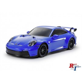Tamiya 47496 RC Porsche 911 GT3 (992) Blauw TT-02