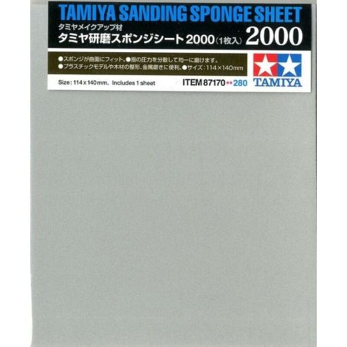 tamiya 87170 Schuurspons 2000 114x140 mm