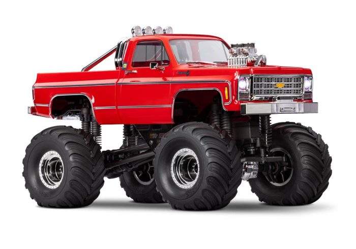 Traxxas 98064 TRX-4MT Chevrolet K10 Monster Truck RTR (Rood)