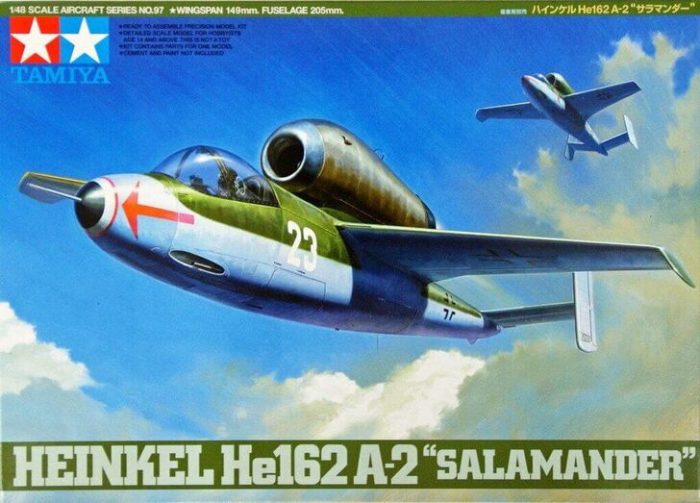 Tamiya 61097 Heinkel HE 162 Salamander