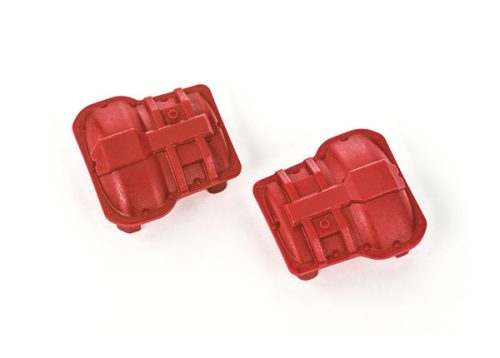 TRAXXAS 9738 Differential cover, front or rear (red)