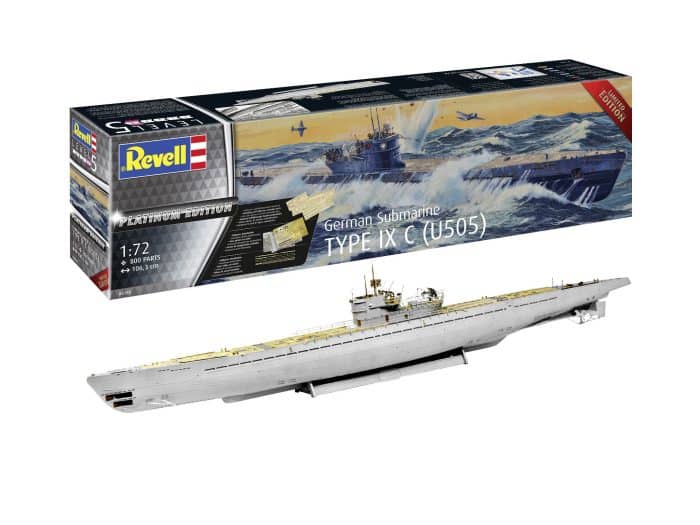 Revell 05180 german submarine type IX C U505