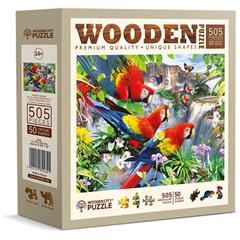 Wooden Puzzle Parrot Island 505 pcs