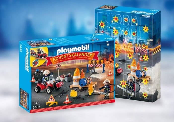 Playmobil 9486 Adventskalender 'Brandweer op de bouwplaats'