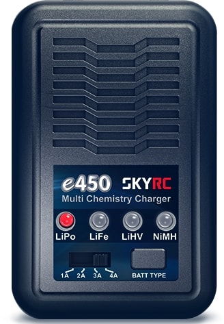 SkyRC E450 Lipo & Life lader 2-4S (50 watt 4A)