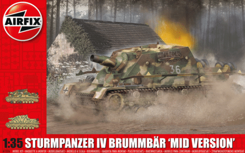 Airfix 1376 Sturmpanzer tank IV Brummbar (Mid Version)