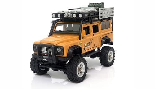 Amewi 22567 D90X28 metalen schaal Crawler 4WD RTR geel