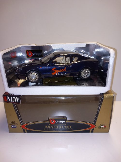 BURAGO Gold Collection Maserati 3200 GT 1998 Blue speed & design code 3371