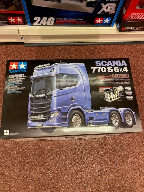 gebruikte tamiya scania 770 blauw