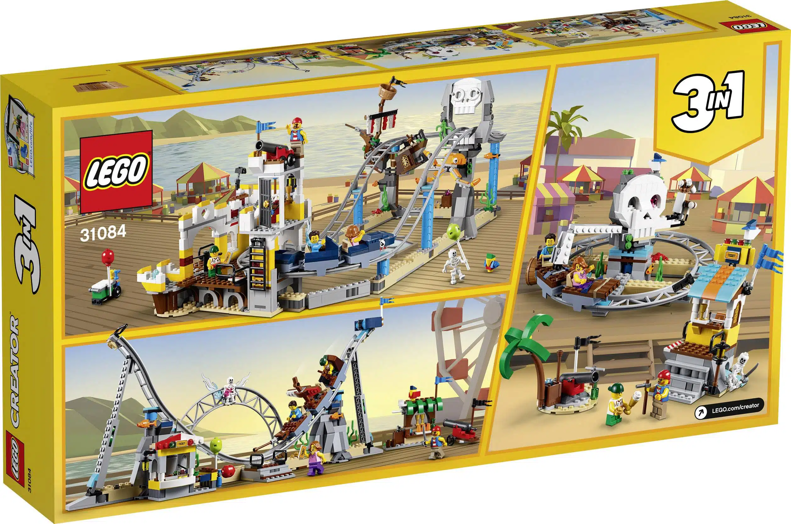 Lego 31084 Creator 3-in-1 Piratenachtbaan