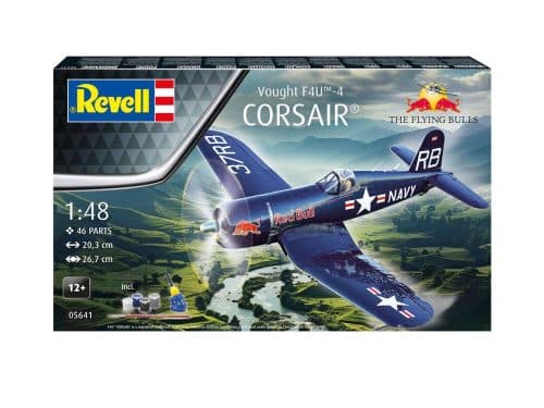 Revell 05641 Vought F4U-4 Corsair, The Flying Bulls inc lijm verf kwastje