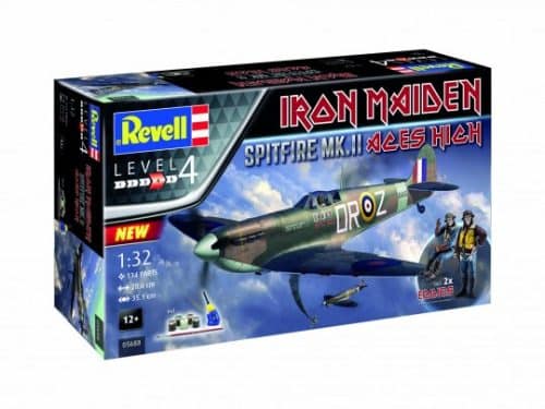 Revell 05688 iron maiden Spitfire MK II incl verf, lijm ,penseel