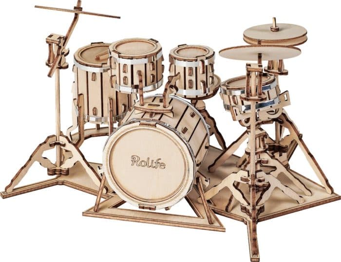 Robotime TG409 Rolife Drum Kit