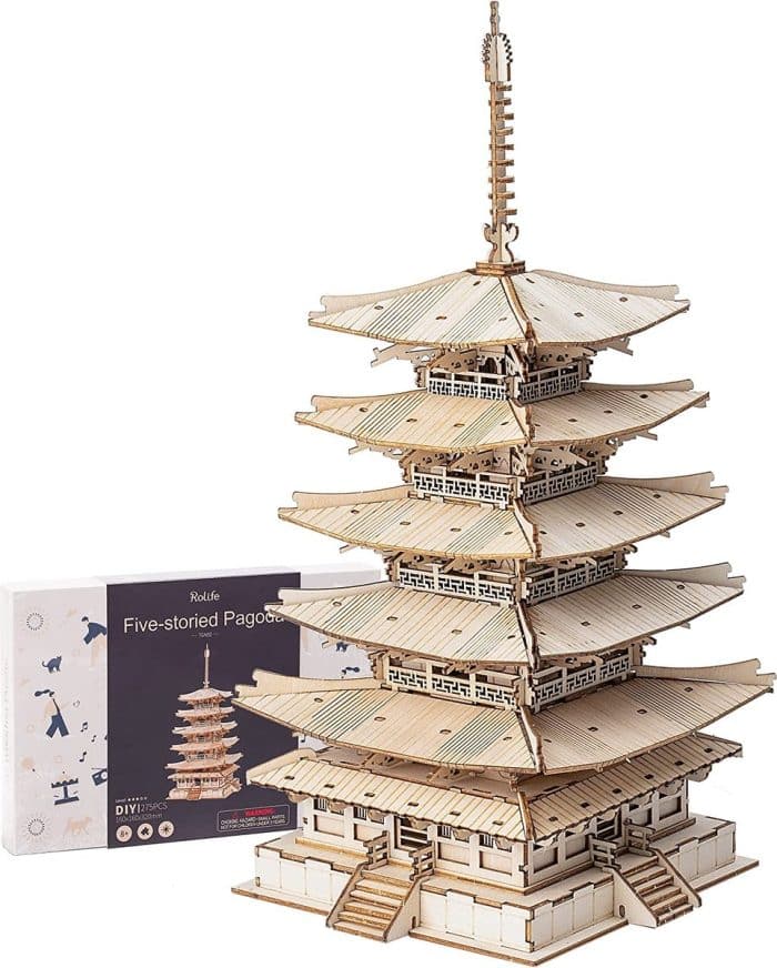 Robotime TGN02 Rolife Five-storied Pagoda