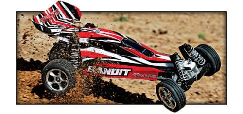 Traxxas 24054-1 Rood Bandit-RTR-snellader accu 8.4v 3000 mah