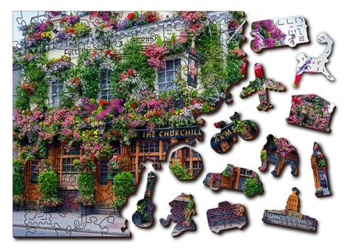 Wooden Puzzel BR0010-L London Pub L 300 Stukjes