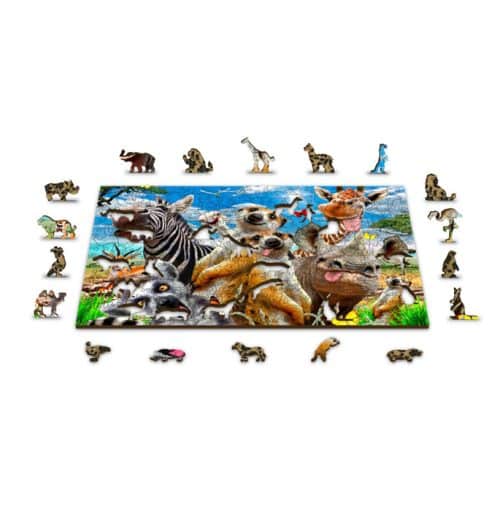 Wooden Puzzel EX0017-XL welcome to africa XL 600 Stukjes