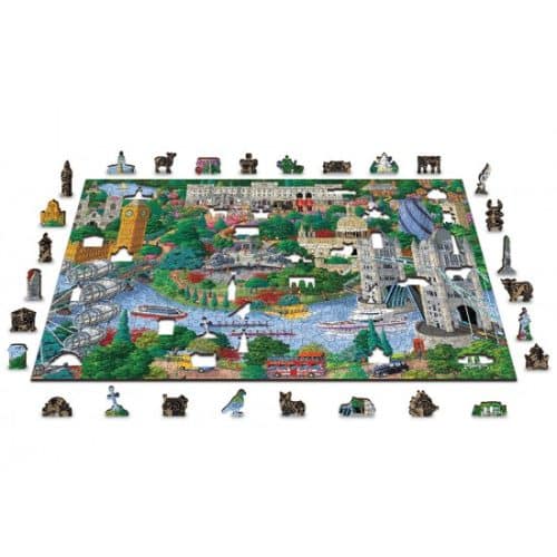 Wooden Puzzel L London Sights XL 750 Stukjes