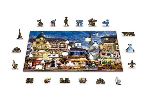 Wooden Puzzel TR0004-L Breakfast In Paris L 300 Stukjes