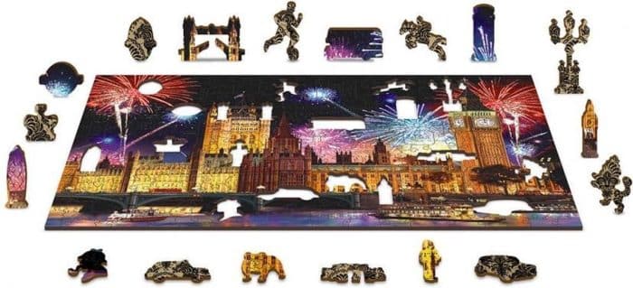 Wooden Puzzel TR0006-L London By Night L 300 Stukjes