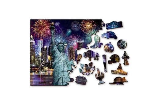 Wooden Puzzel US0026-L New York L 400 Stukjes