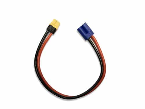 YELLOWRC XT60 FEMALE TO EC5 CHARGE CABLE 12AWG 300MM YEL6022