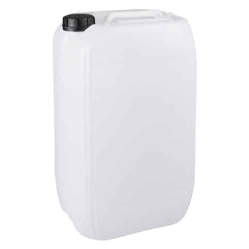 25 Liter Jerrycan (leeg) wit met schroefdop