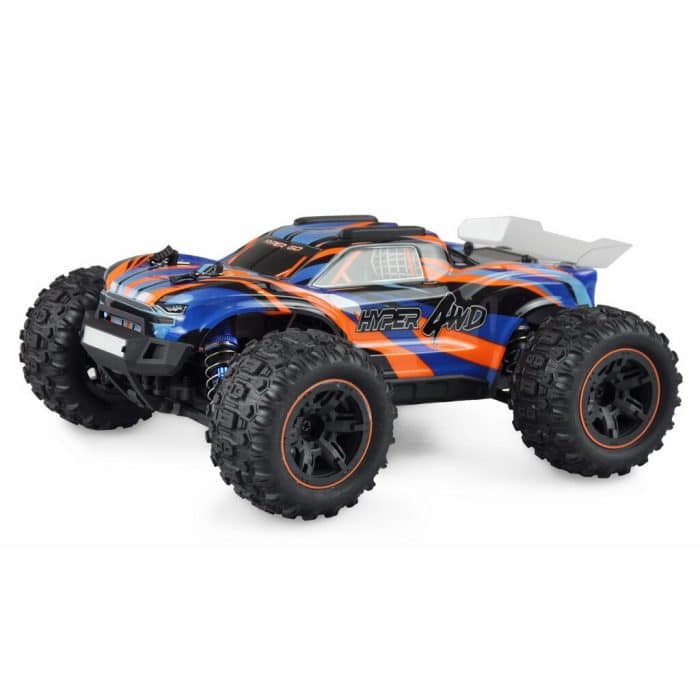 Amewi 22619 Hyper GO Truggy Brushed 4WD 40km/h 1:16 RTR blau/orange