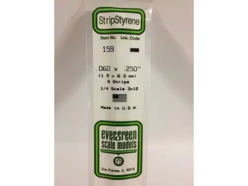 evergreen 159 strip 1.5x6.4