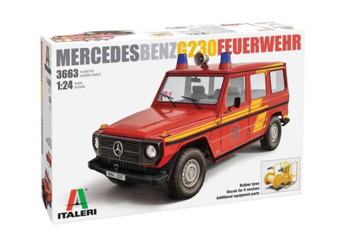 Italeri 3663 MERCEDES BENZ G230 FEUERWEHR