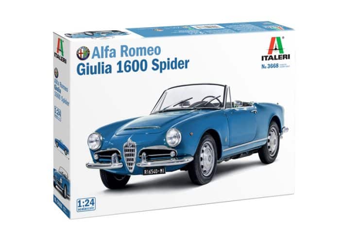 Italeri 3668 Alfa Romeo Giulia 1600 Spider