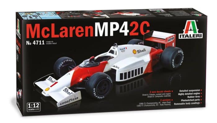 Italeri 4711 McLaren MP4/2C Prost-Rosberg