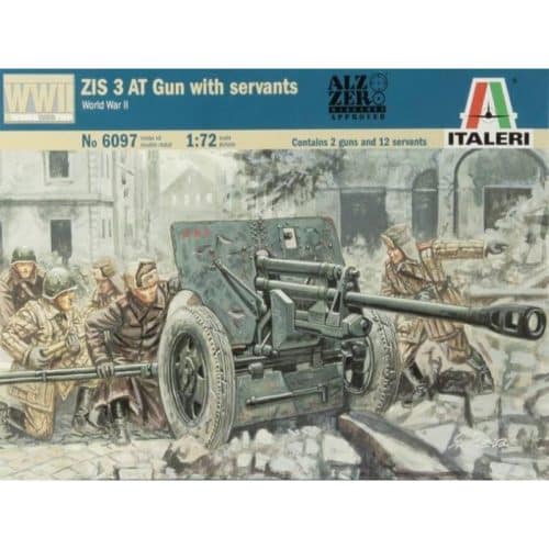 Italeri 6097 ZIS 3 AT gun Bemanning