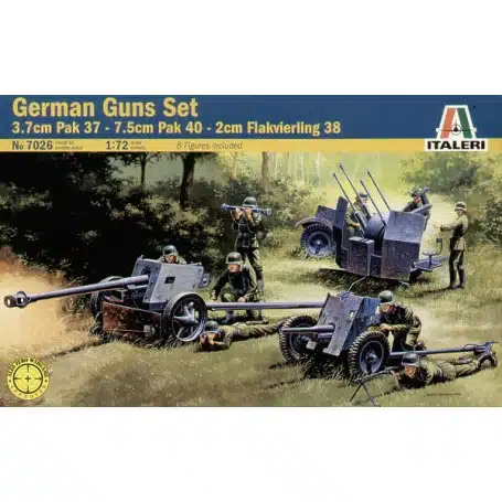 Italeri 7026 German guns set