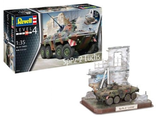 Revell 03321 SpPz2 Luchs & 3D Puzzel Diorama