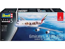 Revell 03882 Airbus A380 800 Emirates Wildlife