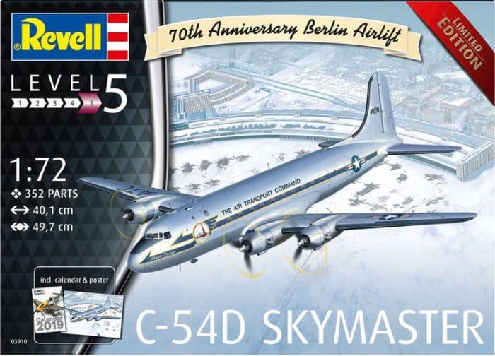 Revell 03910 C-54D SKYMASTER ''70th Anniversary Berlin Airlift''