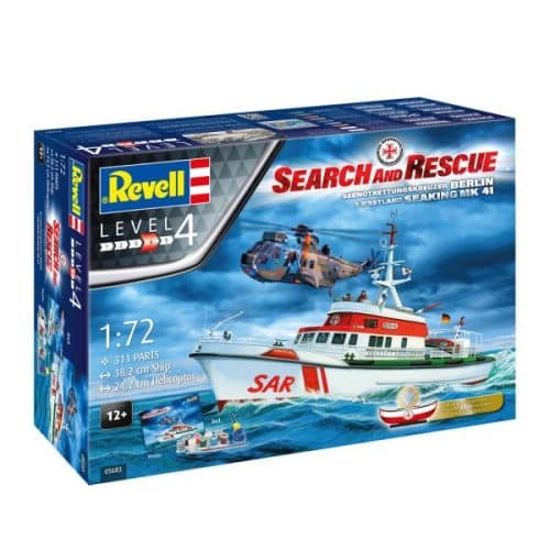 Revell 05683 DGZRS BERLIN SEA KING GOOD BYE SET