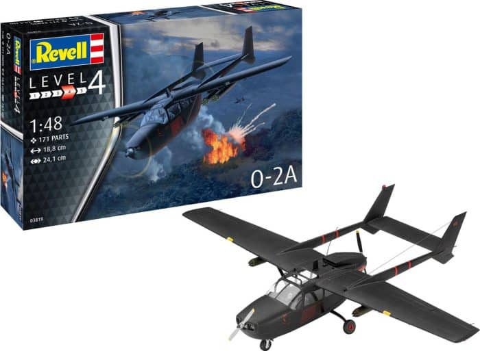 Revell 63819 O-2A Model Set Easy Click Incl Lijm Verf Kwast