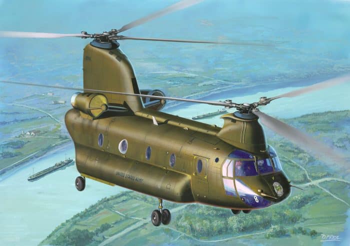 Revell 63825 CH-47D Chinook Model Set Inclusief Verf En Lijm