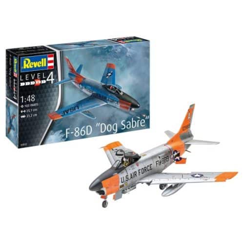 Revell 63832 F-86D Dog Sabre Model Set Inclusief Verf En Lijm