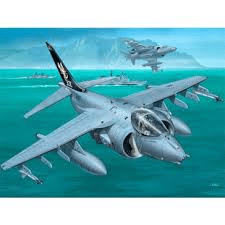 Revell 63887 BAe harrier GR7 incl lijm verf kwastje