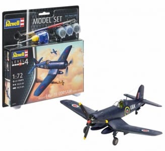 Revell 63917 Vought F4U-1B CORSAIR Royal Navy incl lijm verf kwastje