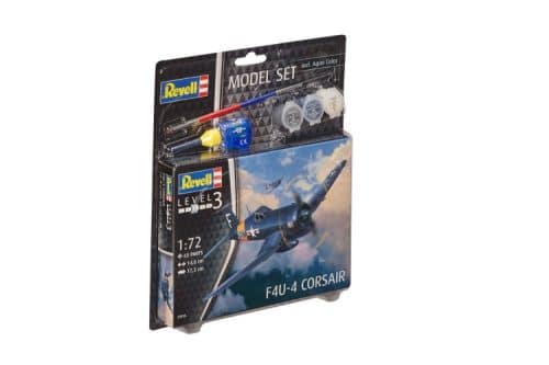 Revell 63955 F4U-4 Corsair incl lijm verf kwastje