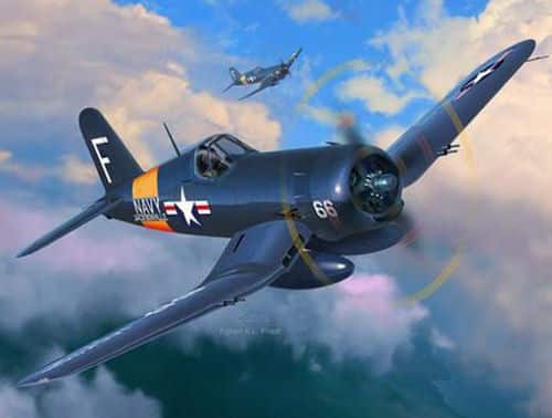 Revell 63955 F4U-4 Corsair incl lijm verf kwastje