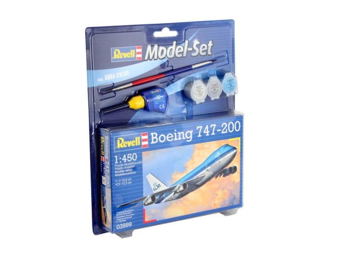 Revell 63999 Boeing 747-200 incl lijm verf kwastje