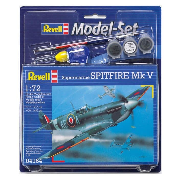 Revell 64164 Spitfire Mk.V incl lijm verf