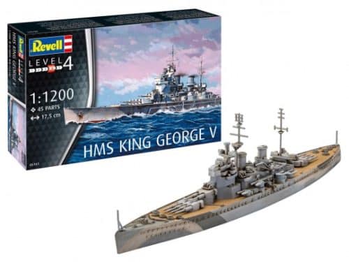 Revell 65161 HMS King GEORGE V incl lijm verf kwastje