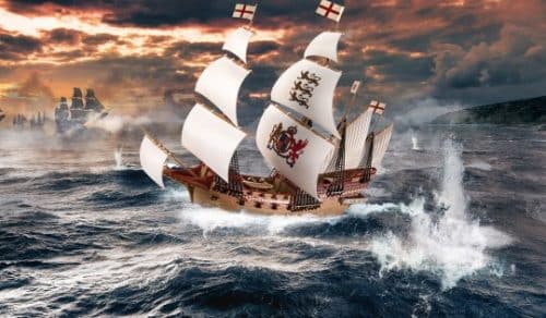 Revell 65661 HMS Revenge incl lijm verf kwastje