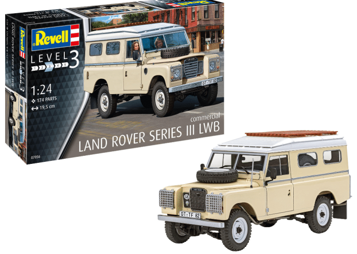 Revell 67056 Land Rover Series III LWB (Farbs Incl.)